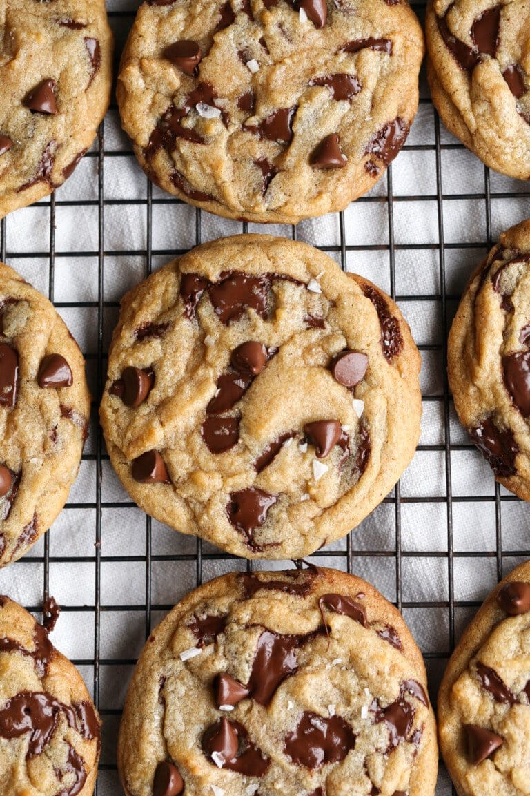 Salted Brown Butter Chocolate Chip Cookies